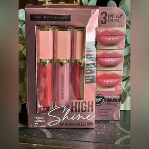 Beauty Concepts High Shine Lip Gloss Collection - Pink Shades